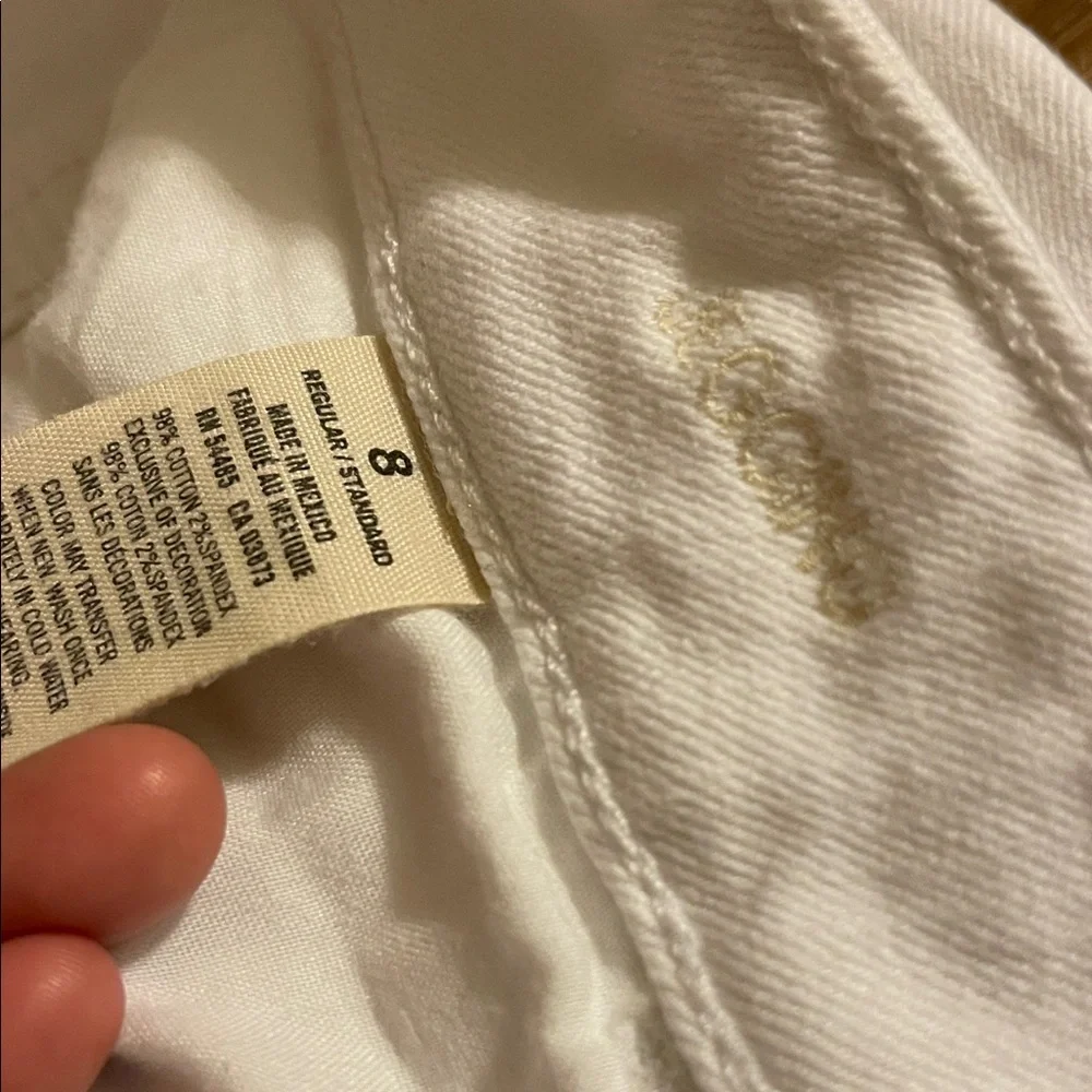 American Eagle Outfitters Women’s White Jeans - Picture 3 of 4